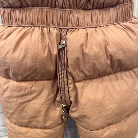 Toddler Girls 2-3T Snow Pants  Suit Winter Clothes Mauve Pink Zip-up Adjustable - Picture 8 of 9